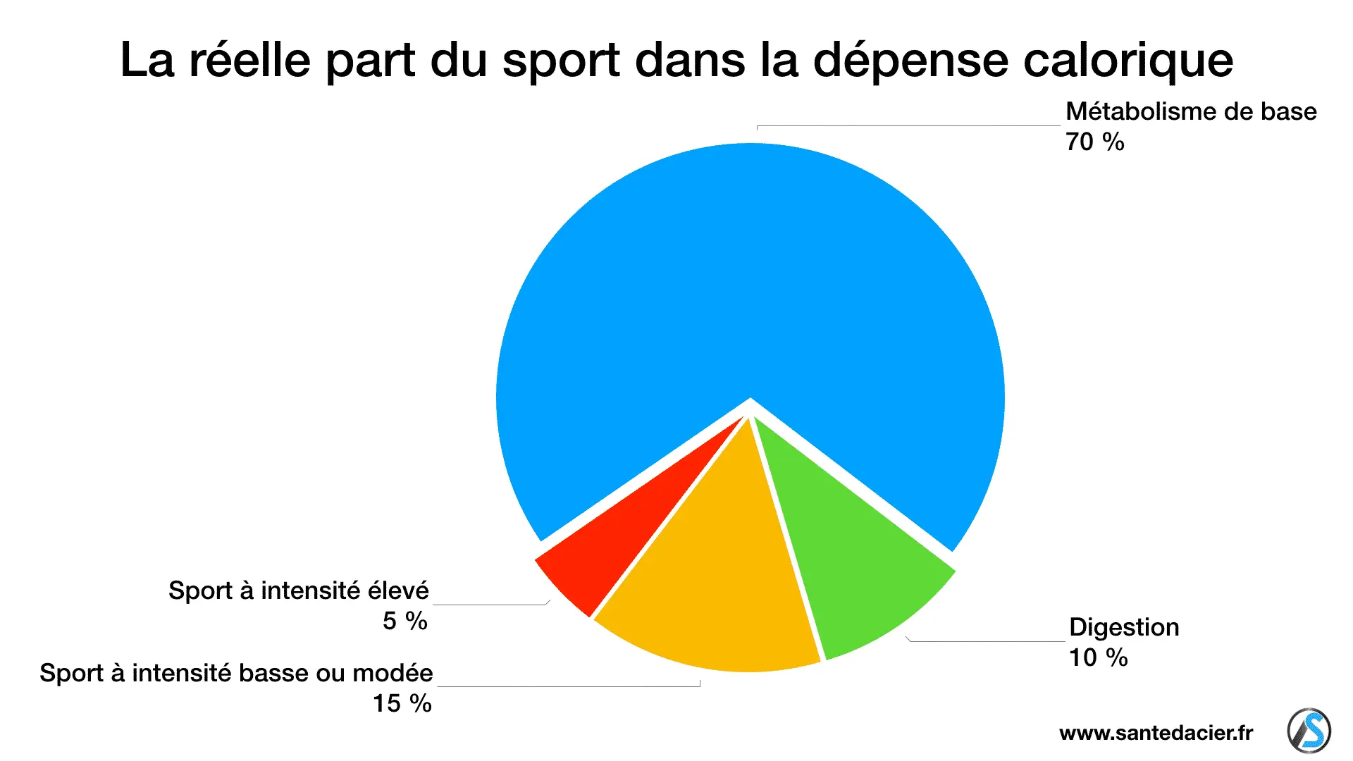 La vraie part du sport dans vos dépenses énergétique - sante dacier